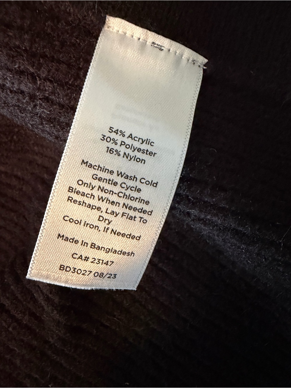 Talbots V-Neck Button Poncho - Picture 5 of 5
